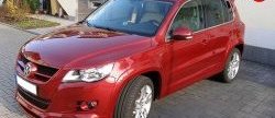 869 р. Накладки на фары CT Volkswagen Tiguan NF дорестайлинг (2006-2011) (Неокрашенные)  с доставкой в г. Пермь. Увеличить фотографию 3