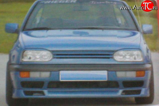 4 699 р. Накладка переднего бампера Fast V1 Volkswagen Golf 3 (1991-1998)  с доставкой в г. Пермь