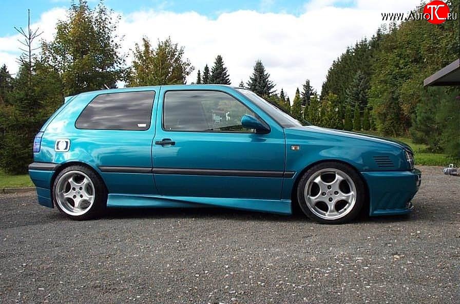 4 399 р. Пороги накладки Power Style Volkswagen Golf 3 (1991-1998)  с доставкой в г. Пермь