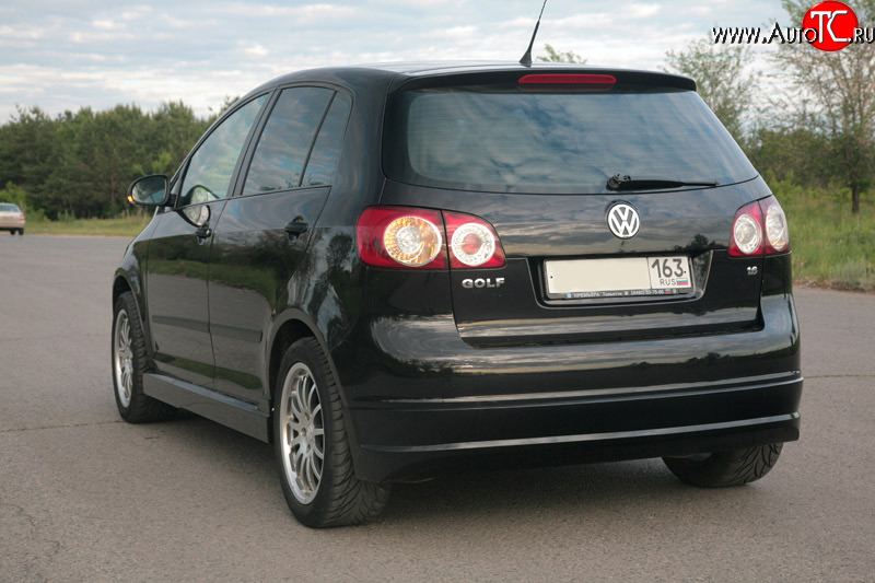 4 999 р. Накладка заднего бампера Снайпер  Volkswagen Golf Plus  5 (2004-2009) (Неокрашенная)  с доставкой в г. Пермь