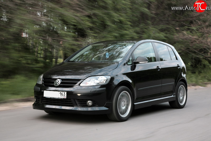 6 199 р. Накладка переднего бампера Снайпер  Volkswagen Golf Plus  5 (2004-2009) (Неокрашенная)  с доставкой в г. Пермь