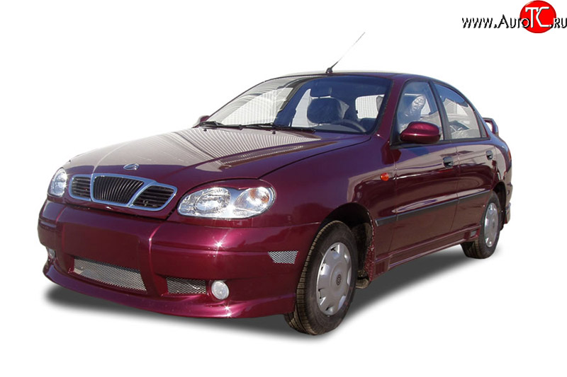 399 р. Реснички Sprint Chevrolet Lanos T100 седан (2002-2017) (Неокрашенные)  с доставкой в г. Пермь