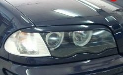1 149 р. Реснички CarZone BMW 3 серия E46 седан дорестайлинг (1998-2001) (Неокрашенные)  с доставкой в г. Пермь. Увеличить фотографию 2