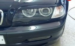 1 149 р. Реснички CarZone BMW 3 серия E46 седан дорестайлинг (1998-2001) (Неокрашенные)  с доставкой в г. Пермь. Увеличить фотографию 3