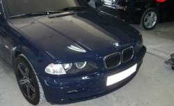 1 149 р. Реснички CarZone BMW 3 серия E46 седан дорестайлинг (1998-2001) (Неокрашенные)  с доставкой в г. Пермь. Увеличить фотографию 6