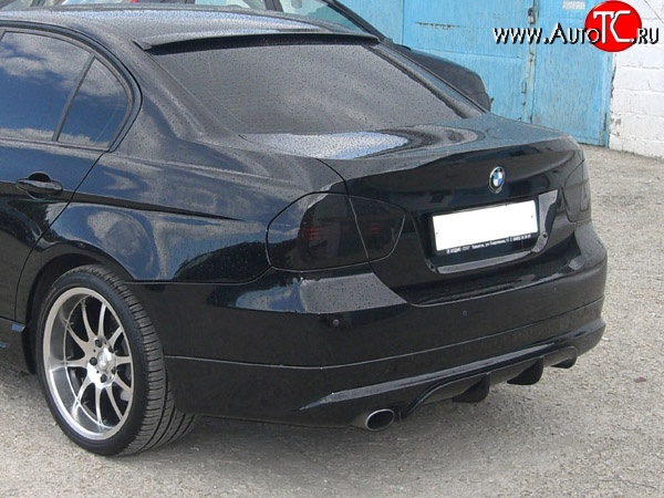 5 999 р. Накладка заднего бампера AC SHNITZER BMW 3 серия E90 седан дорестайлинг (2004-2008) (Неокрашенный)  с доставкой в г. Пермь