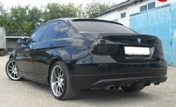 5 999 р. Накладка заднего бампера AC SHNITZER BMW 3 серия E90 седан дорестайлинг (2004-2008) (Неокрашенный)  с доставкой в г. Пермь. Увеличить фотографию 4