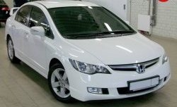 1 149 р. Реснички Mugen Honda Civic FD седан дорестайлинг (2005-2008) (Неокрашенные)  с доставкой в г. Пермь. Увеличить фотографию 4