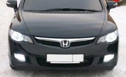 1 149 р. Реснички Mugen Honda Civic FD седан дорестайлинг (2005-2008) (Неокрашенные)  с доставкой в г. Пермь. Увеличить фотографию 8