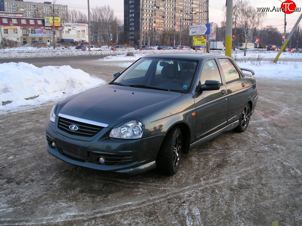 10 349 р. Передний бампер Матэ  Лада Приора ( 2170,  2171,  2172,  21728) (2007-2018) седан дорестайлинг, универсал дорестайлинг , хэтчбек дорестайлинг, купе дорестайлинг, купе рестайлинг, седан рестайлинг, универсал рестайлинг, хэтчбек рестайлин (Неокрашенный)  с доставкой в г. Пермь