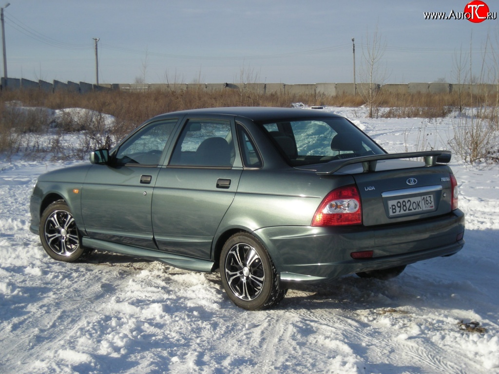 859 р. Спойлер Матэ Лада Приора 2170 седан дорестайлинг (2007-2014) (Неокрашенный)  с доставкой в г. Пермь