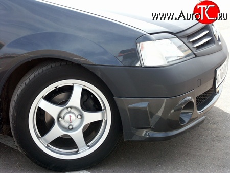 679 р. Реснички Smart  Renault Logan  1 (2004-2010) дорестайлинг (Неокрашенные)  с доставкой в г. Пермь