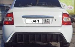 3 999 р. Задний бампер Карт Лада Приора 2172 хэтчбек дорестайлинг (2008-2014) (Неокрашенный)  с доставкой в г. Пермь. Увеличить фотографию 2
