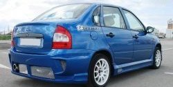 9 799 р. Задний бампер E4 Лада Калина 1118 седан (2004-2013) (Неокрашенный)  с доставкой в г. Пермь. Увеличить фотографию 3
