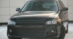 4 849 р. Передний бампер Снайпер WRC Лада Приора 2170 седан дорестайлинг (2007-2014) (Неокрашенный)  с доставкой в г. Пермь. Увеличить фотографию 4