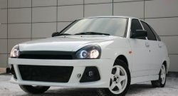 4 849 р. Передний бампер Снайпер WRC Лада Приора 2170 седан дорестайлинг (2007-2014) (Неокрашенный)  с доставкой в г. Пермь. Увеличить фотографию 8