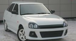 4 849 р. Передний бампер Снайпер WRC Лада Приора 2170 седан дорестайлинг (2007-2014) (Неокрашенный)  с доставкой в г. Пермь. Увеличить фотографию 9