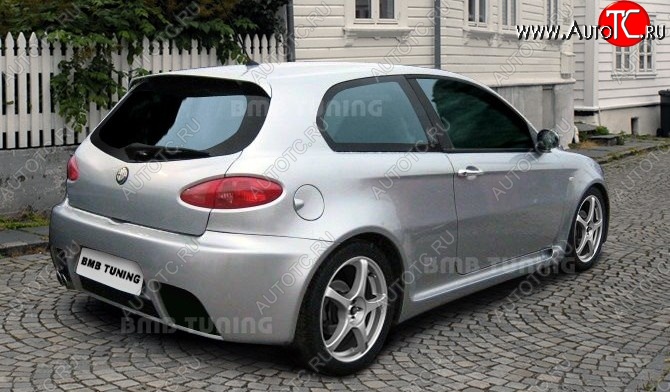 28 999 р. Задний бампер BMB Alfa Romeo 147 937A дорестайлинг, хэтчбэк 3 дв. (2000-2004)  с доставкой в г. Пермь