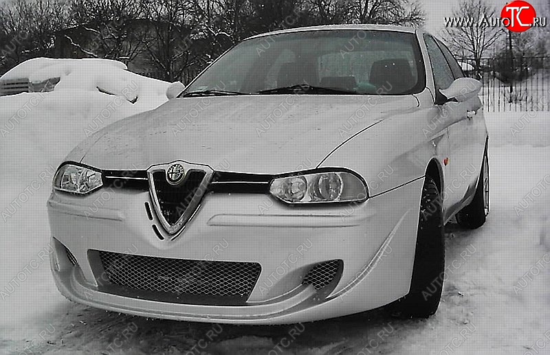 13 499 р. Передний бампер CT v2 Alfa Romeo 156 932 дорестайлинг, седан (1996-2002) (Неокрашенный)  с доставкой в г. Пермь