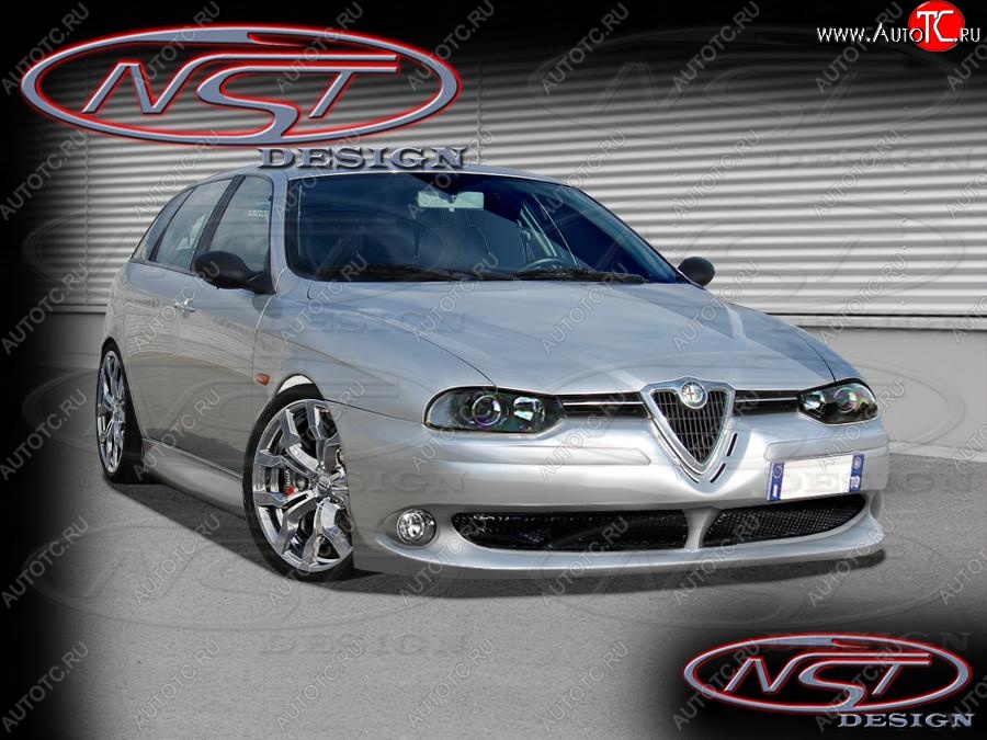 28 999 р. Передний бампер NST v2 Alfa Romeo 156 932 дорестайлинг, седан (1996-2002)  с доставкой в г. Пермь