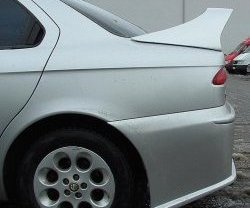 9 649 р. Задний бампер CT Alfa Romeo 156 932 дорестайлинг, седан (1996-2002) (Неокрашенный)  с доставкой в г. Пермь. Увеличить фотографию 3