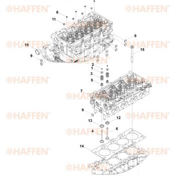 1 999 р. Прокладка головки блока цилиндров ISF2.8 (5257187/5345647) HAFFEN  Aston Martin DB7 (1993-1999) купе дорестайлинг  с доставкой в г. Пермь. Увеличить фотографию 2