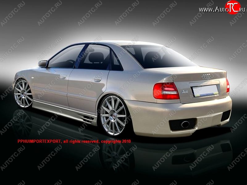 25 899 р. Задний бампер К1 Audi A4 B5 8D2 седан 2-ой рестайлинг (1999-2001)  с доставкой в г. Пермь