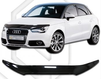 Дефлектор капота CA-Plastic Audi A1 ( 8X1 хэтчбэк 3 дв.,  8XA хэтчбэк 5 дв.) (2010-2018) дорестайлинг, рестайлинг