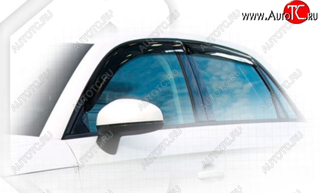 1 899 р. Дефлектора окон CA-Plastiс  Audi A1  8XA хэтчбэк 5 дв. (2010-2018) дорестайлинг, рестайлинг (Classic полупрозрачный, Без хром.молдинга)  с доставкой в г. Пермь