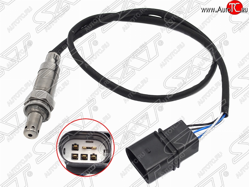 5 699 р. Датчик кислородный SAT (верхний)  Audi A3 ( 8P1 хэтчбэк 3 дв.,  8PA хэтчбэк 5 дв.) (2003-2013), Skoda Octavia  A5 (2004-2008), Volkswagen Golf  5 (2003-2009), Volkswagen Jetta  A5 (2005-2011)  с доставкой в г. Пермь
