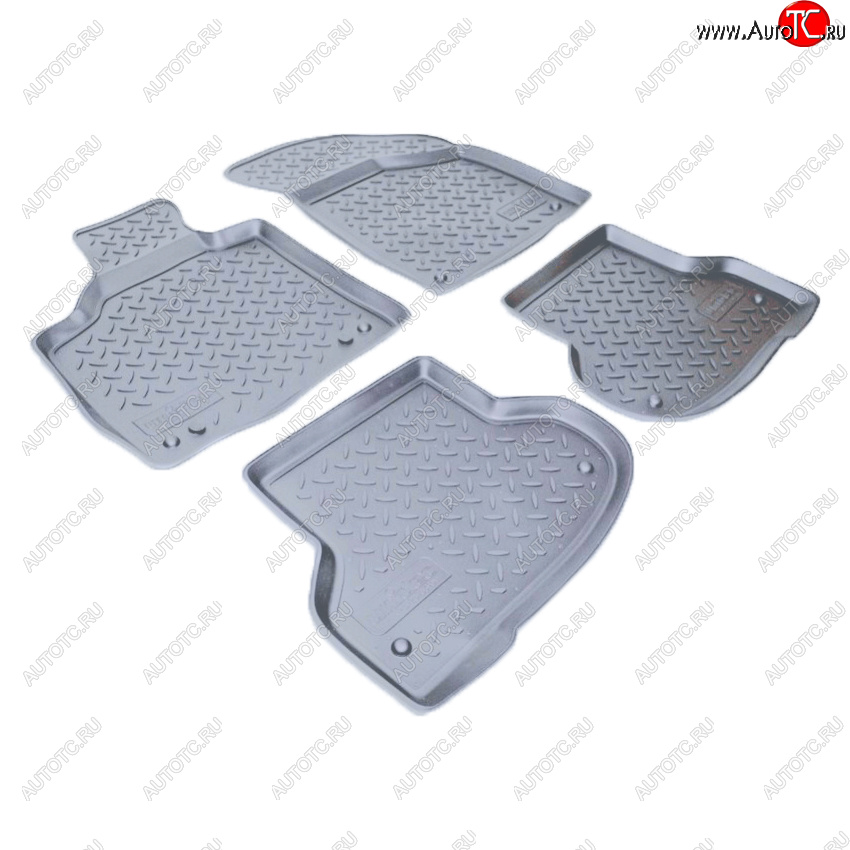 3 369 р. Коврики салона Norplast Unidec  Audi A3 ( 8P1 хэтчбэк 3 дв.,  8PA хэтчбэк 5 дв.) (2008-2013) 2-ой рестайлинг, 3 рестайлинг, 3-ий рестайлинг (Цвет: серый)  с доставкой в г. Пермь