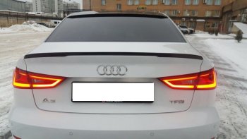 3 399 р. Лип спойлер АВТОКРАТ  Audi A3  8VS седан (2012-2016) дорестайлинг (Неокрашенный)  с доставкой в г. Пермь. Увеличить фотографию 7