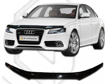 Дефлектор капота CA-Plastic Audi A4  B8 (2007-2011) дорестайлинг, седан, дорестайлинг, универсал