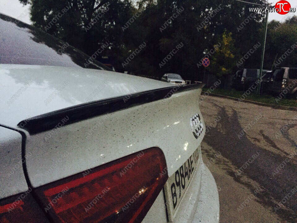 2 769 р. Лип спойлер АВТОКРАТ  Audi A4  B8 (2011-2015) рестайлинг, седан (Неокрашенный)  с доставкой в г. Пермь