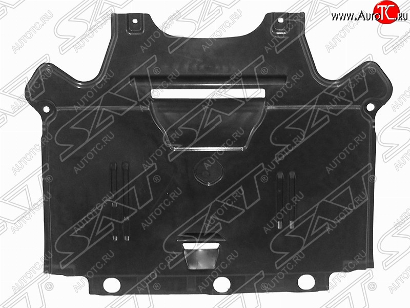 1 299 р. Защита двигателя SAT (задняя часть)  Audi A4  B8 (2007-2011) дорестайлинг, седан, дорестайлинг, универсал (Задняя часть)  с доставкой в г. Пермь