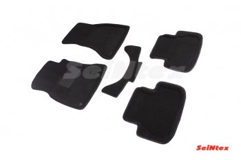 Комплект 3D ковриков в салон Seintex Audi A4  B8 (2007-2015) дорестайлинг, седан, дорестайлинг, универсал, рестайлинг, седан (Серый)