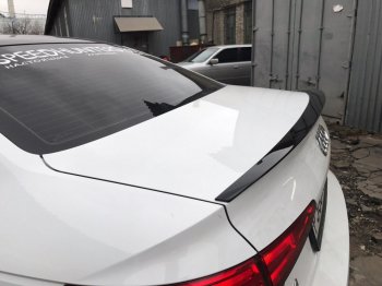 3 399 р. Лип спойлер АВТОКРАТ Audi A4 B9 дорестайлинг,седан (2016-2020) (Неокрашенный)  с доставкой в г. Пермь. Увеличить фотографию 3