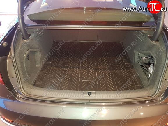 1 689 р. Коврик в багажник Aileron  Audi A4  B9 (2016-2020) дорестайлинг,седан  с доставкой в г. Пермь