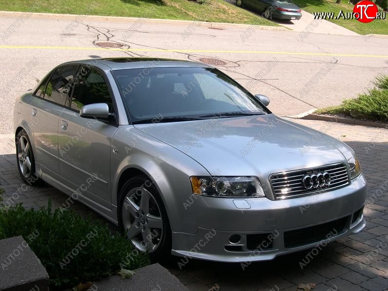 15 299 р. Накладка на передний бампер ABT Audi A4 B6 седан (2000-2006)  с доставкой в г. Пермь