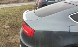 3 999 р. Лип спойлер CT Audi A5 8T дорестайлинг, лифтбэк (2007-2011) (Неокрашенный)  с доставкой в г. Пермь. Увеличить фотографию 3