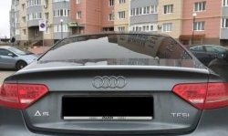 3 999 р. Лип спойлер CT Audi A5 8T дорестайлинг, лифтбэк (2007-2011) (Неокрашенный)  с доставкой в г. Пермь. Увеличить фотографию 5