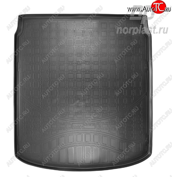 2 259 р. Коврик в багажник Norplast Unidec  Audi A6  (C8) седан (2018-2023) дорестайлинг (Чёрный)  с доставкой в г. Пермь