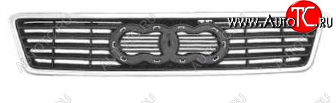 2 699 р. Решётка радиатора INPART (хром) Audi A6 C5 дорестайлинг, седан (1997-2001)  с доставкой в г. Пермь