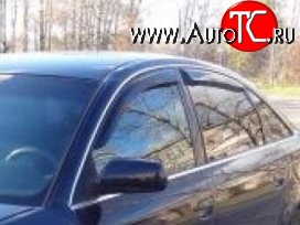 999 р. Комплект дефлекторов окон (ветровиков) 4 шт. Allroad Russtal Audi A6 C5 дорестайлинг, седан (1997-2001)  с доставкой в г. Пермь