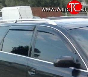 999 р. Комплект дефлекторов окон (ветровиков) 4 шт. Avant Russtal Audi A6 C5 дорестайлинг, седан (1997-2001)  с доставкой в г. Пермь