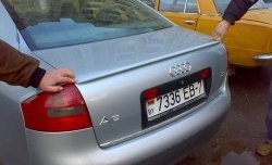 2 399 р. Лип-спойлер Борман Audi A6 C5 дорестайлинг, седан (1997-2001)  с доставкой в г. Пермь. Увеличить фотографию 2