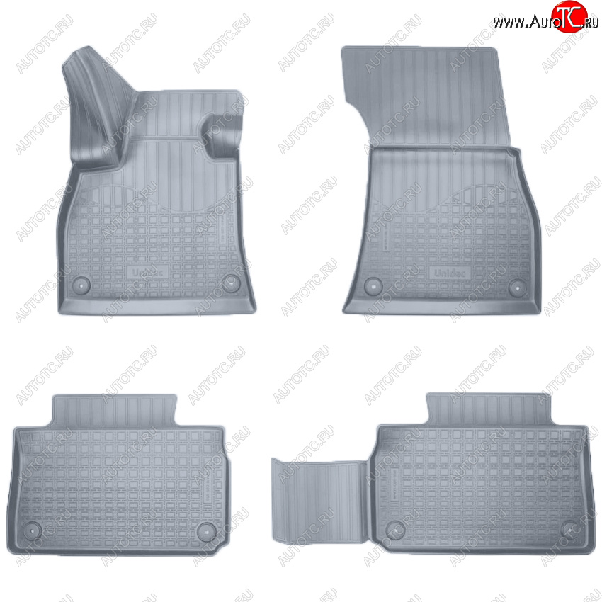 3 149 р. Коврики салона Norplast Unidec  Audi e-tron  GE (2018-2023) (Цвет: серый)  с доставкой в г. Пермь