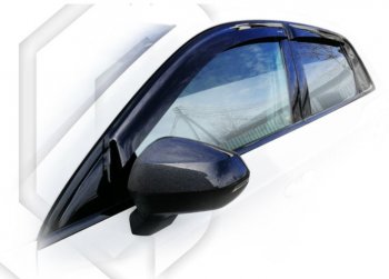 Дефлектора окон CA-Plastic Audi Q3 F3 (2018-2022) (Classic полупрозрачный)