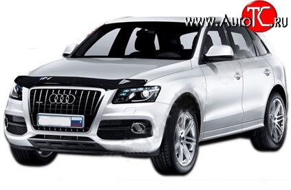 1 179 р. Дефлектор капота NovLine  Audi Q5  8R (2008-2012) дорестайлинг  с доставкой в г. Пермь