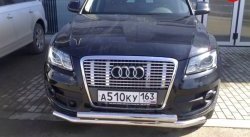 Металлическая решётка радиатора Металл Дизайн Audi Q5  8R (2008-2012) дорестайлинг